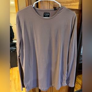 AO L/S Curve Hem Tee - Winter Solstice